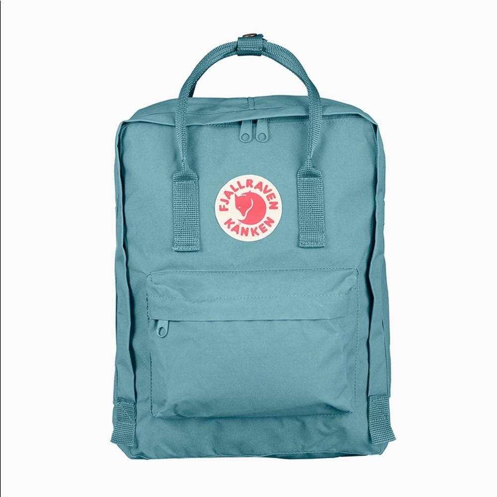 Sky Blue Fjallraven Kanken backpack